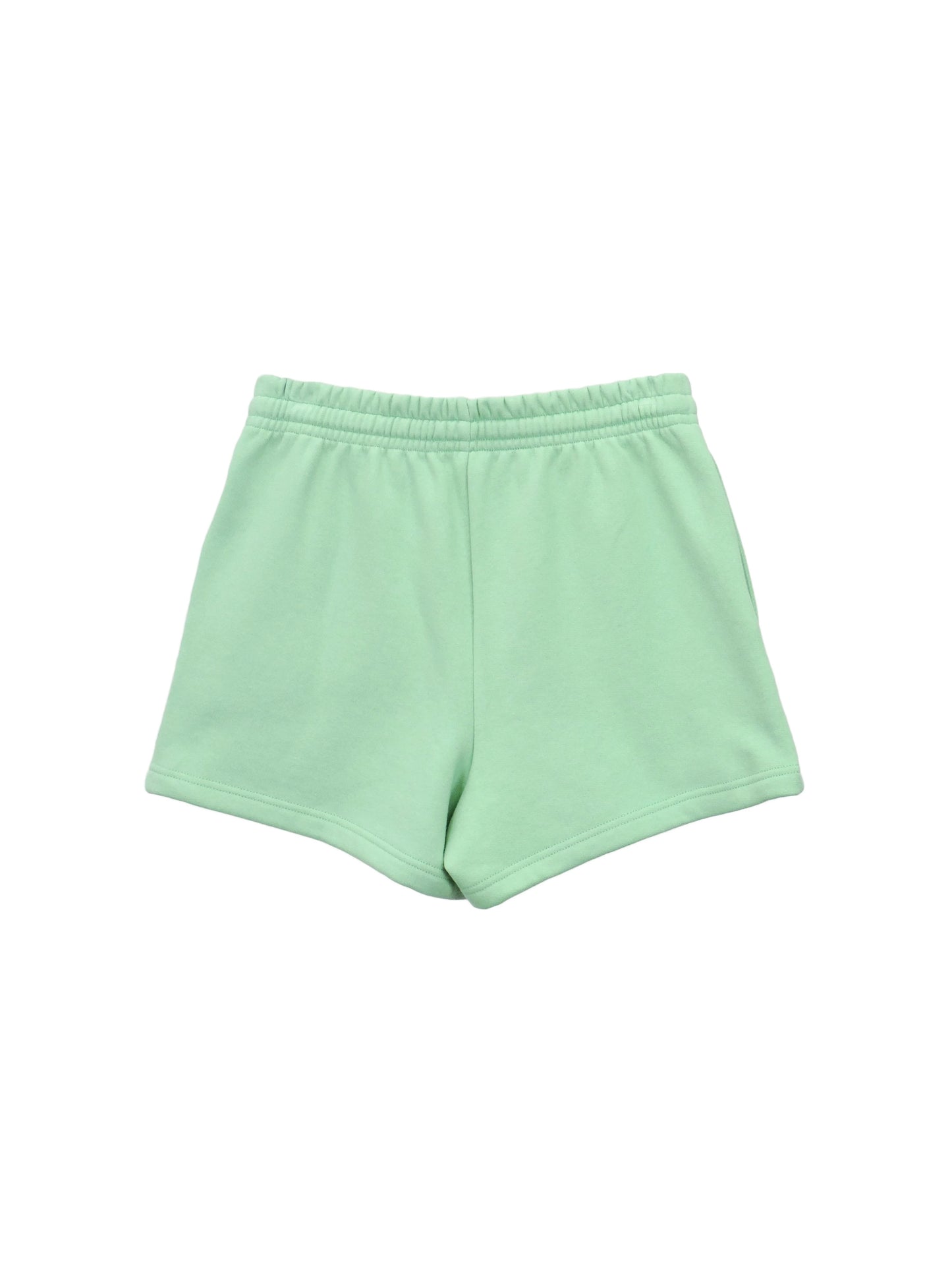 Back of Mint Green Mini Shorts