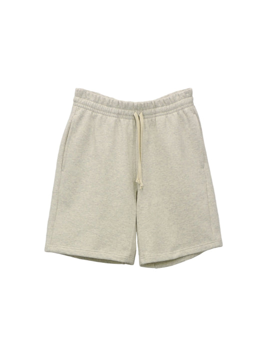 Oatmeal Fleece Street Short with Drawstrings and Side Pockets