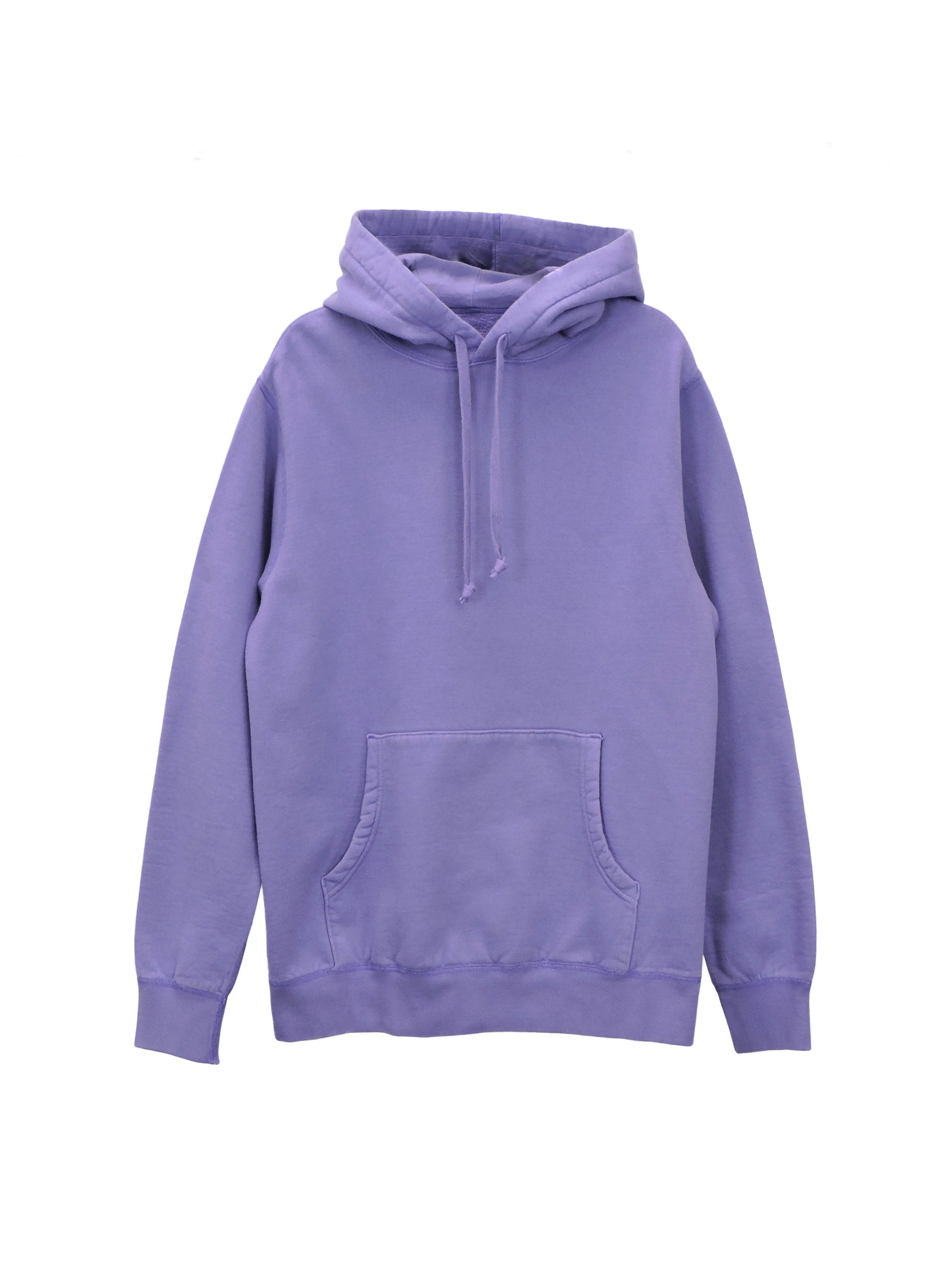 Main Hoodie Purple Heavy Fleece Garment dyed