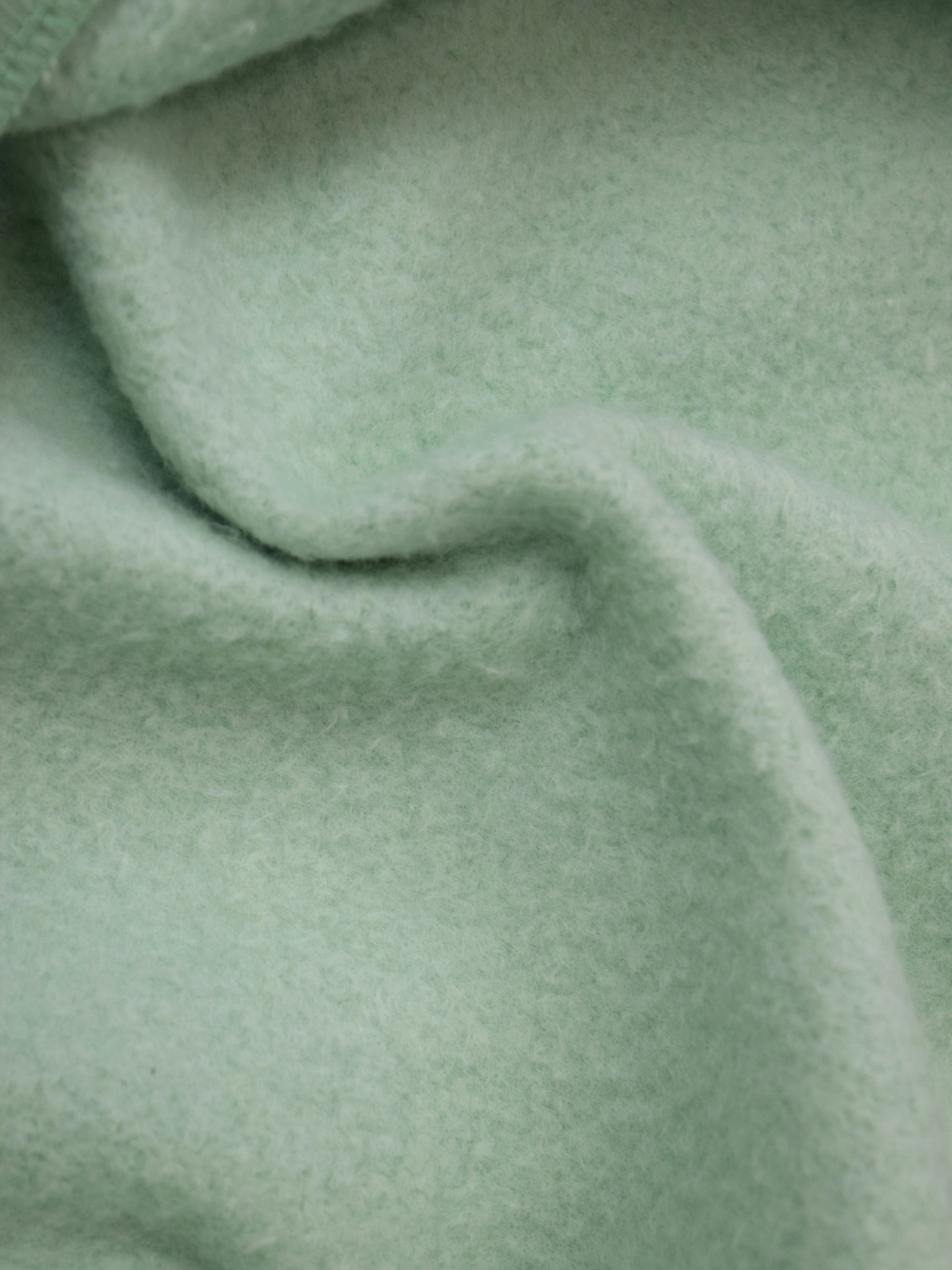 Close up of fleece interior of sweatpants