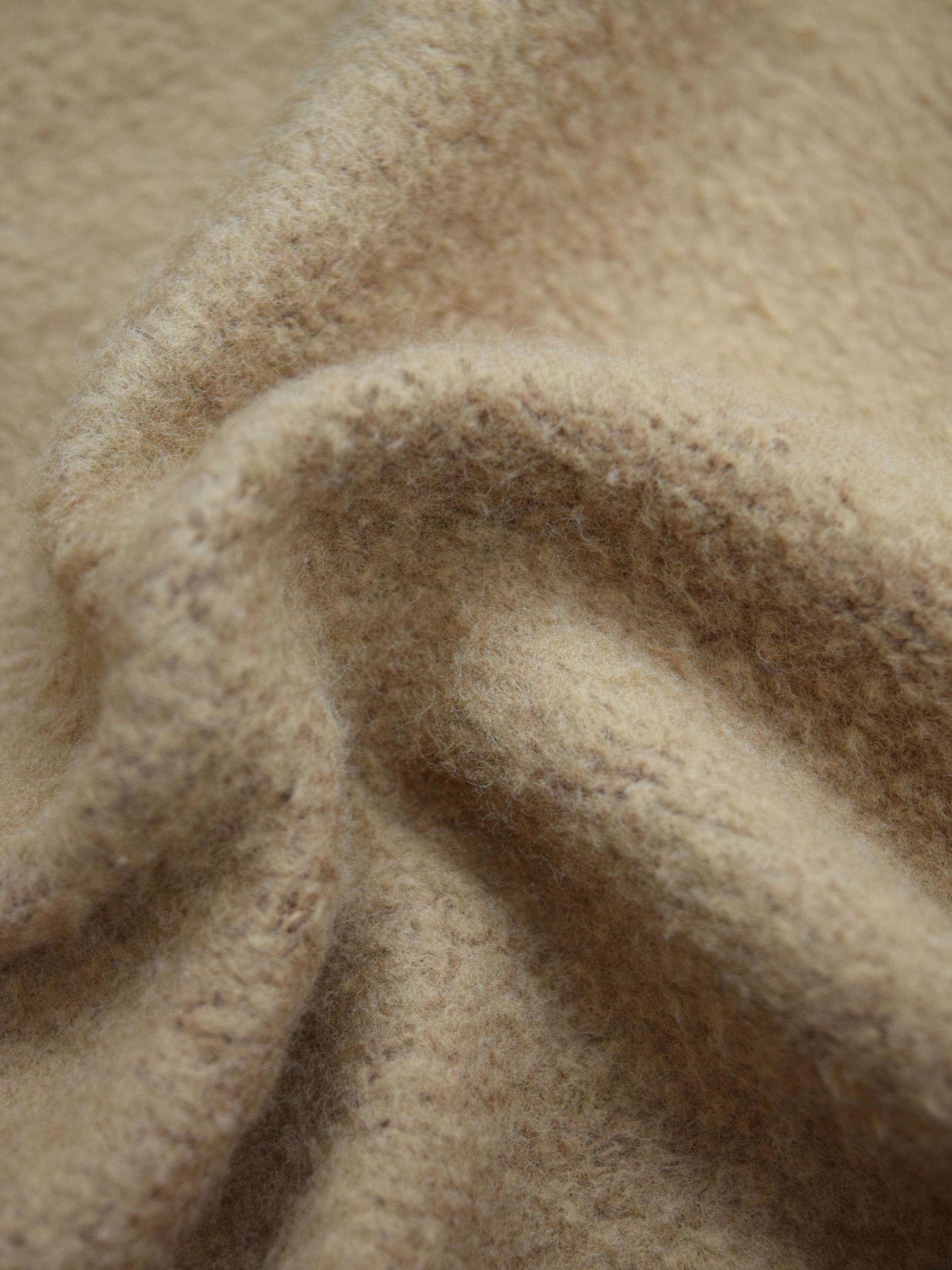 Close-up of plushy fleece material