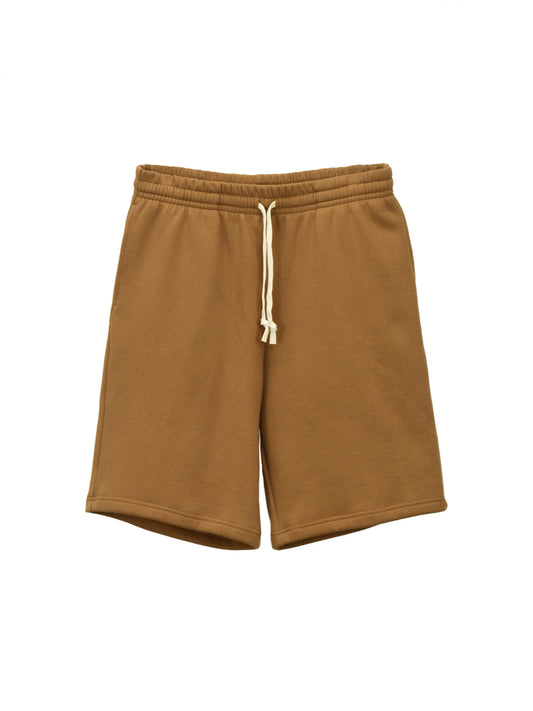 Groundhog Brown Shorts with White Drawstrings