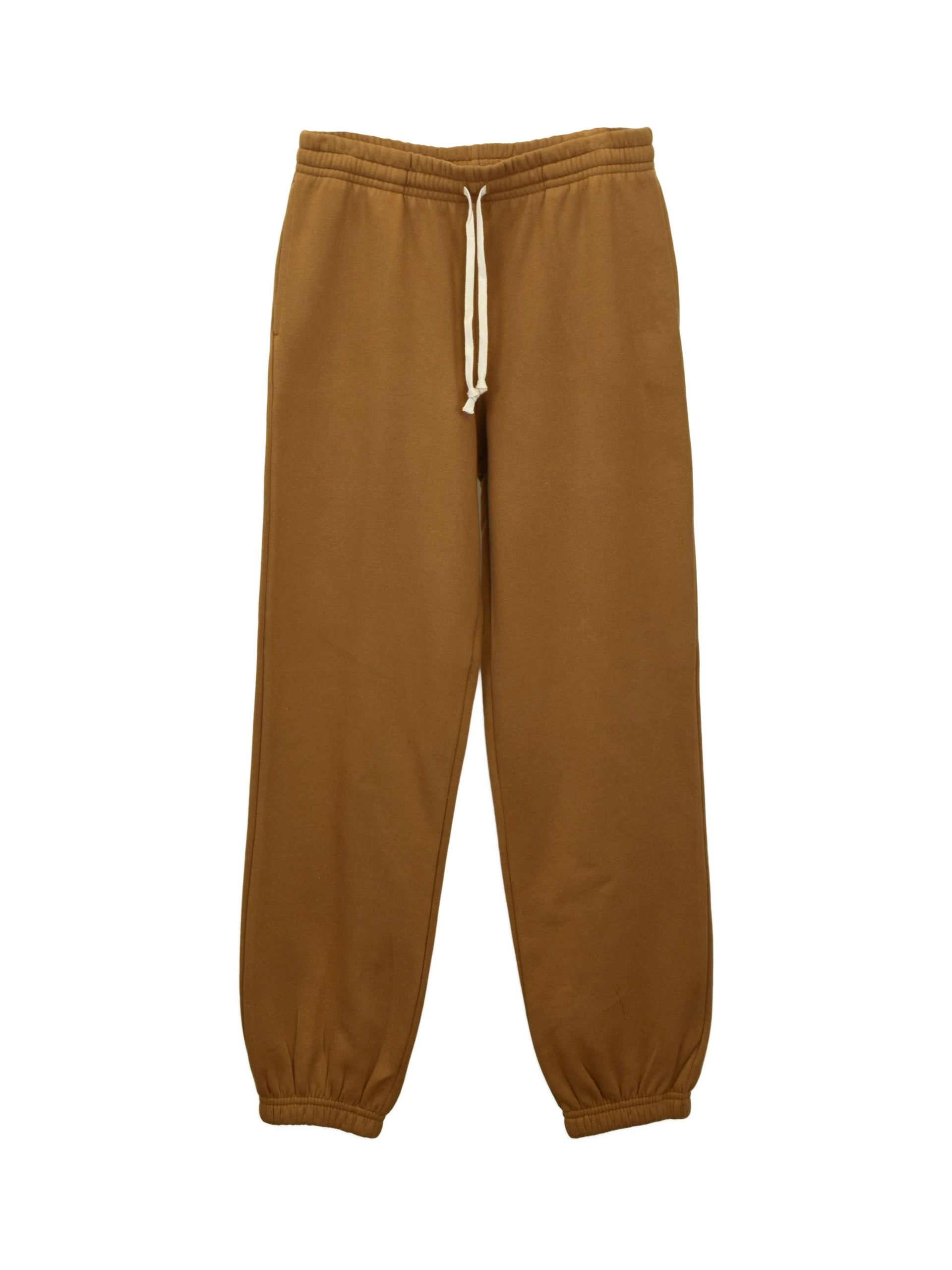 Blank Sweatpants - Premium Groundhog Brown Fleece – Gabe Clothing