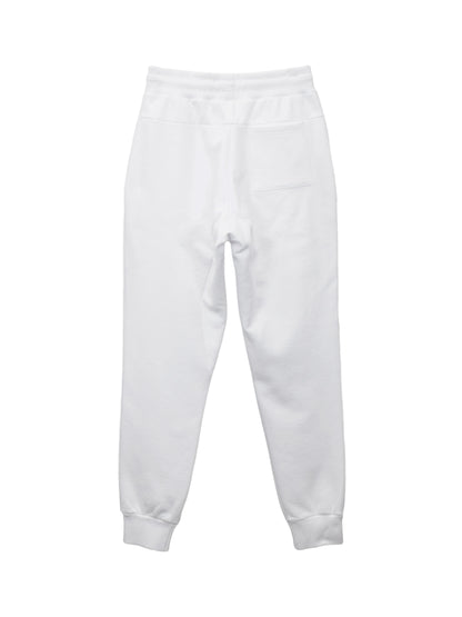 Back of White Joggers