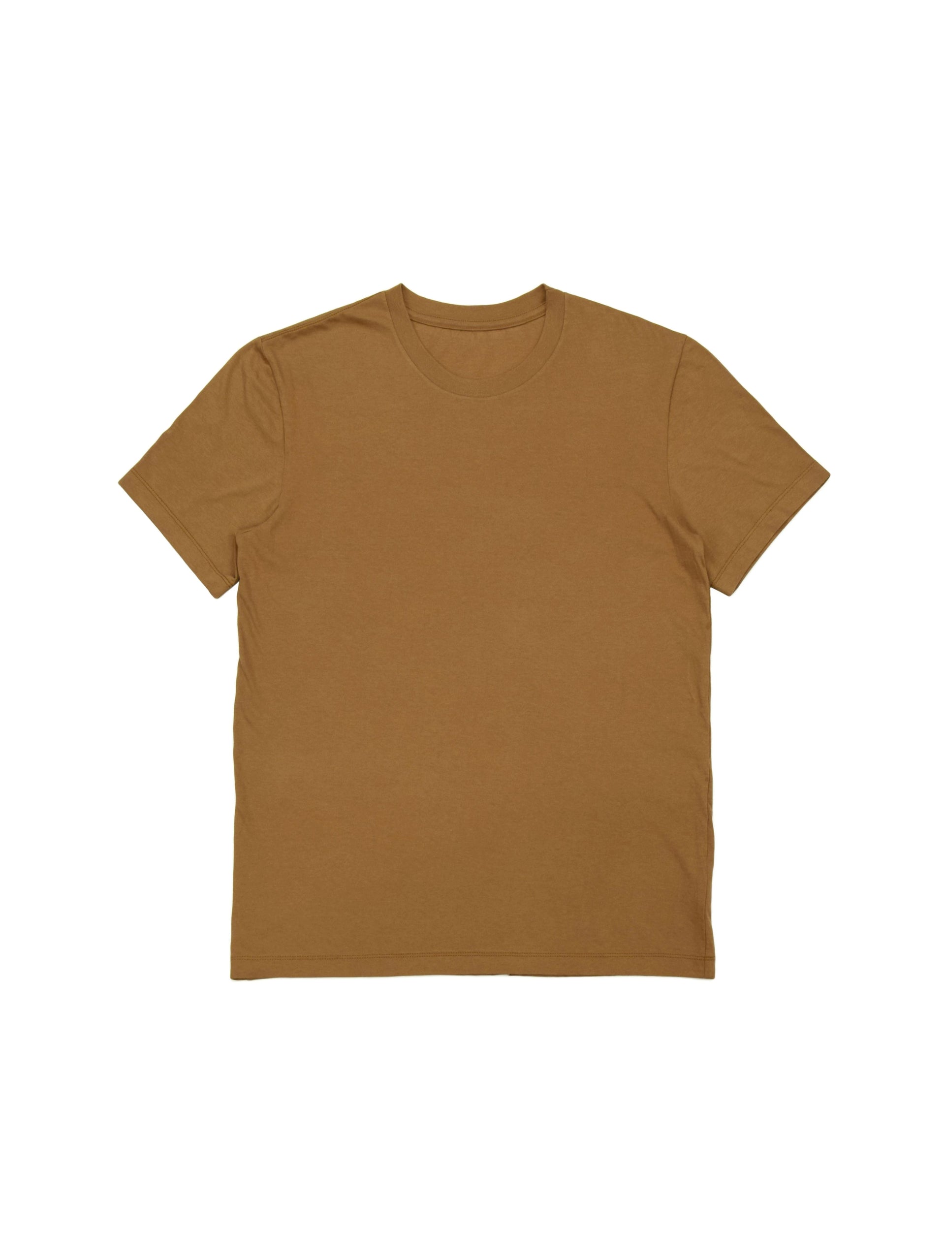 Boxy Fit Groundhog Brown T Shirt Essential 100 Organic Cotton