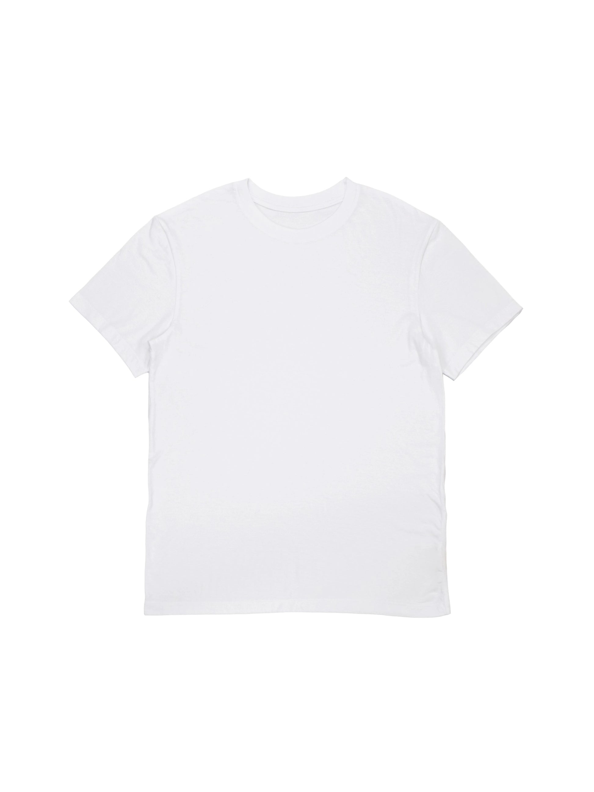 Boxy T-shirt - White Midweight Cotton