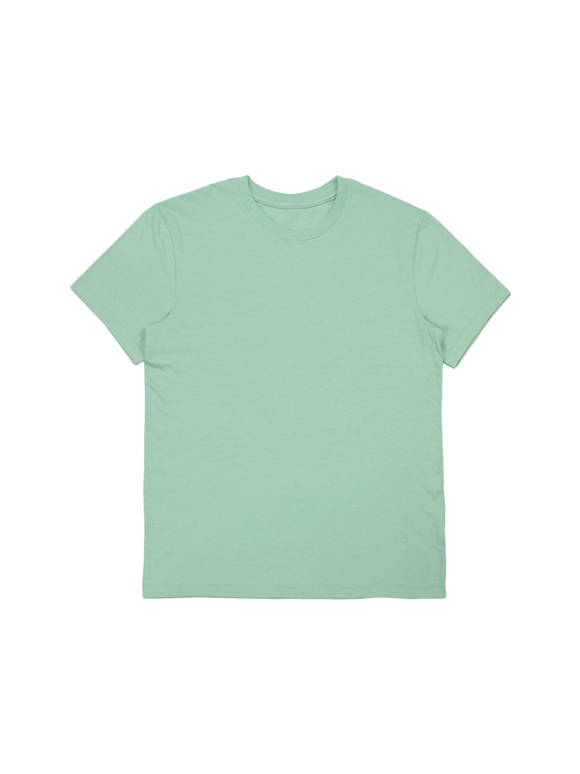 Boxy T shirt Mint Green Cotton
