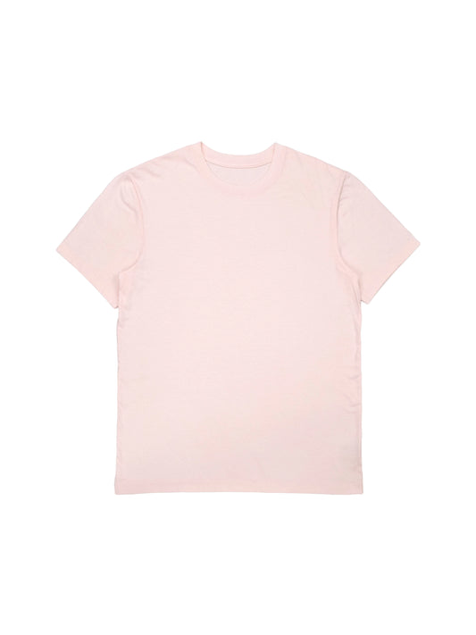 Pale Pink T-Shirt in Trendy Boxy Fit.