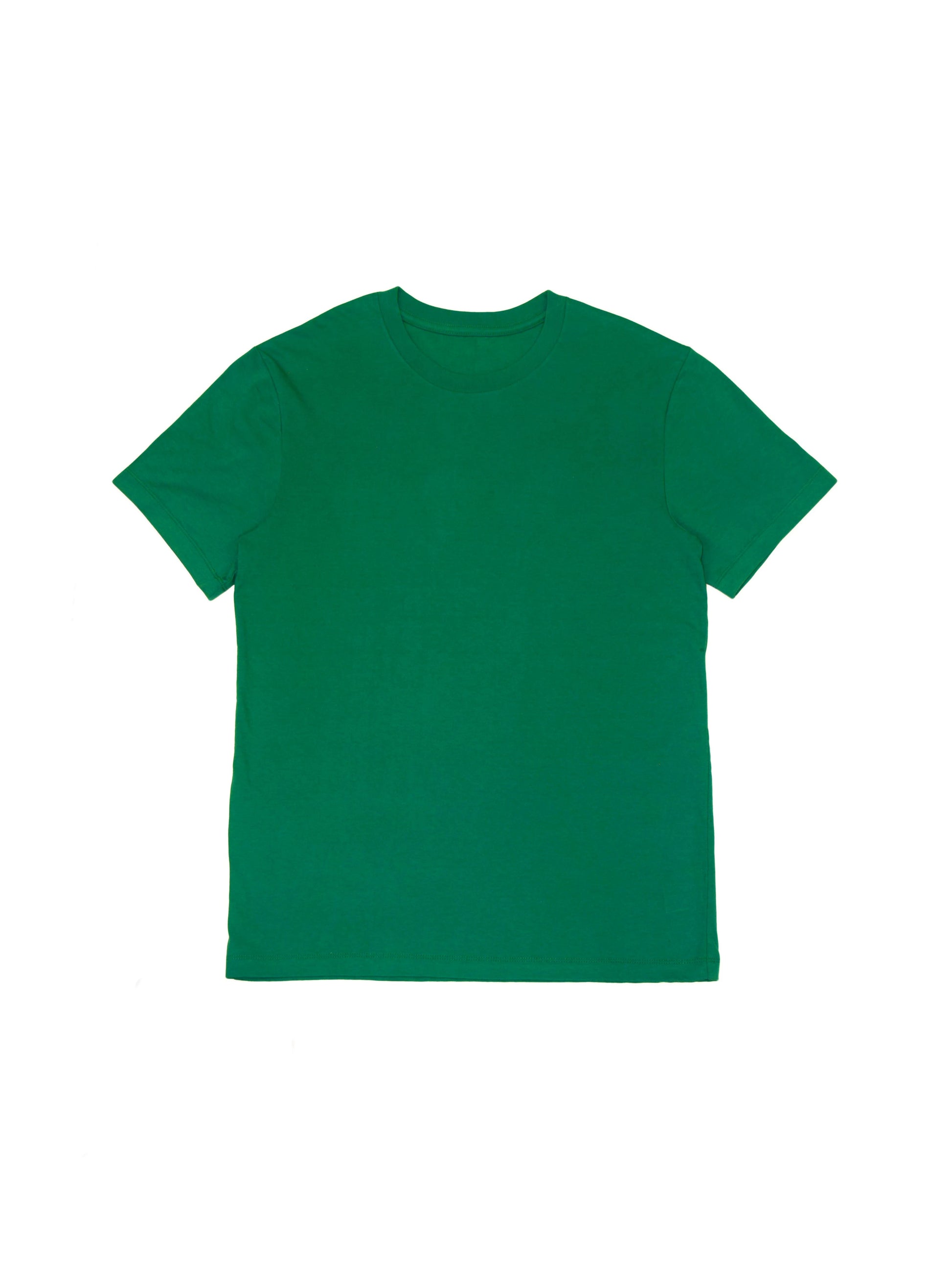Boxy T-shirt - Emerald Green Cotton