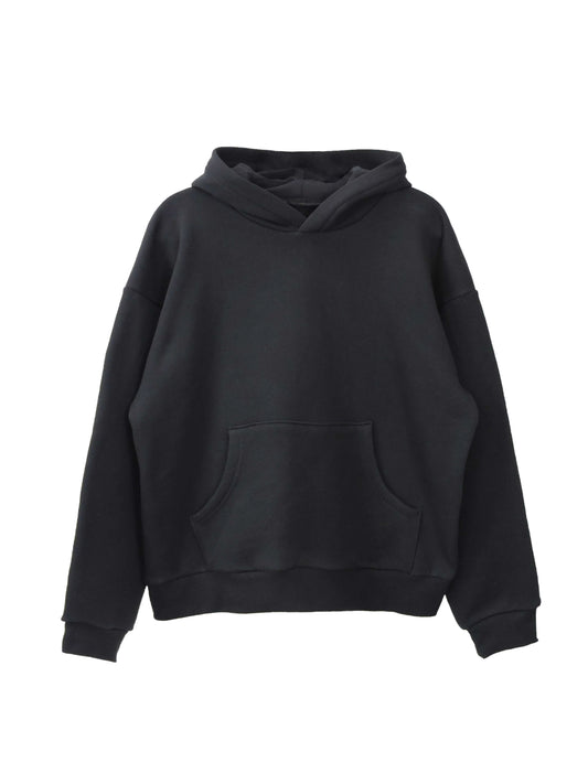 Park Hoodie - Black Heavy Fleece