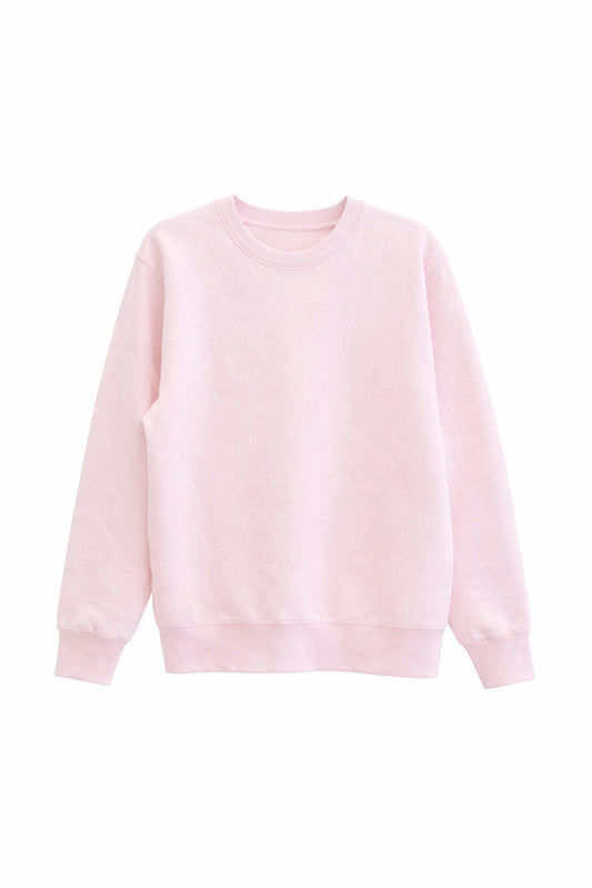 Main Crewneck Sweater - Pink Fleece
