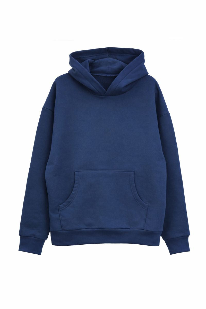 Park Hoodie - Navy Heavy Fleece
