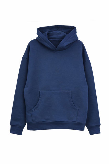 Park Hoodie - Navy Heavy Fleece