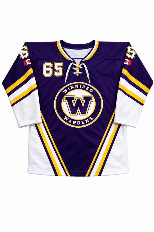 SUBLIMATED HOCKEY JERSEY - w/ Lace-up Collar